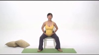 《使宝宝聪明的孕妇操》椅子上瑜伽